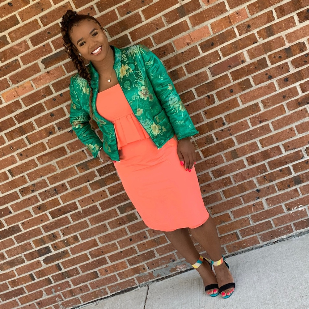 J Crew Peplum Dress